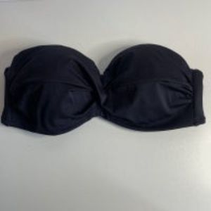 Victoria Secret Black padded strapless bikini top